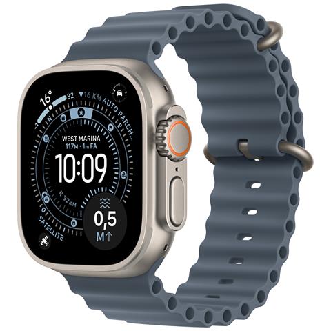 Watch Ultra 3 GPS + Cellular 49mm Cassa Titanio with Anchor Blue Ocean Band - Foto 1