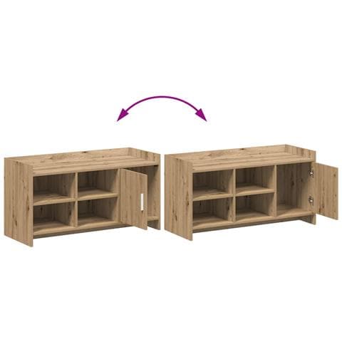 Mobile per scarpe Rovere Artigianale 100 x 39,5 x 51 cm - Foto 9