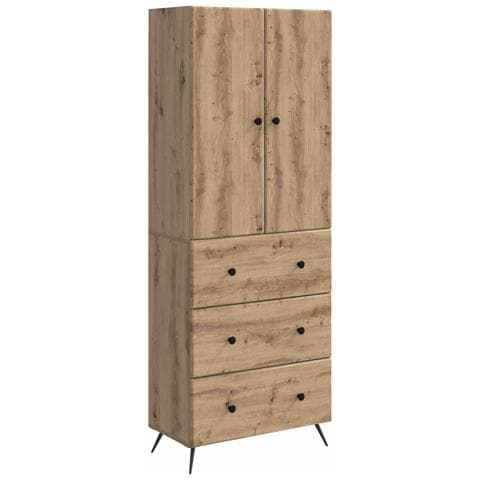 Set di armadi 2 pcs Rovere Artigianale 66 x 34,5 x 90 cm - Foto 1