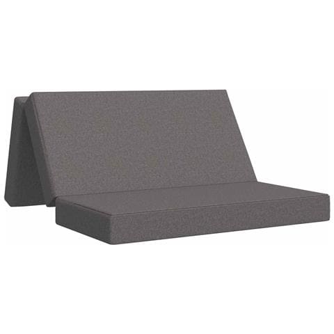 Divano Letto Pieghevole 140 x 67 x 45 cm Grigio Chiaro - Foto 1