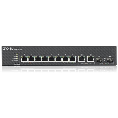 GS2220-10 Gestito L2 Gigabit Ethernet (10/100/1000) Nero - Foto 2