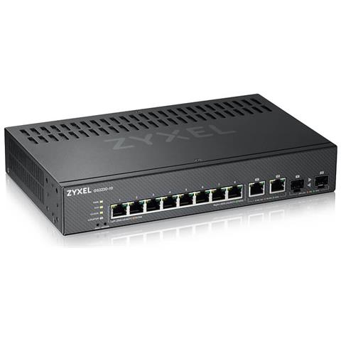 GS2220-10 Gestito L2 Gigabit Ethernet (10/100/1000) Nero - Foto 1