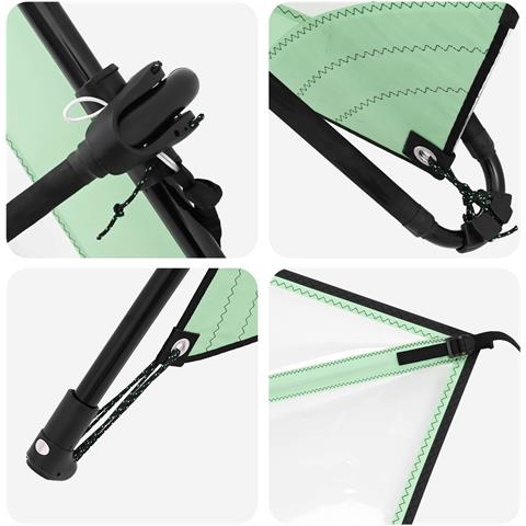 SUP gonfiabile con vela POSEIDON 330 x 76 x 15 cm Verde per - Foto 9