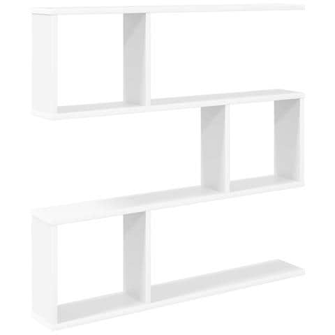 Scaffale da parete Bianco 80 x 12 x 79,5 cm - Foto 1