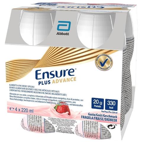 Ensure Plus Advance Fragola 4 Bottiglie da 220 ml - Foto 5
