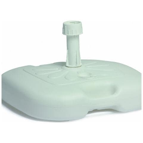 Base per ombrellone in plastica, con maniglie e raccordo, capacita' lt 16 - Foto 1