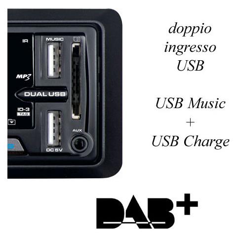 Sintolettore DAB-442 BT per Auto Potenza180W con USB / Bluetooth / Mp3 / DAB+ FM - Foto 2