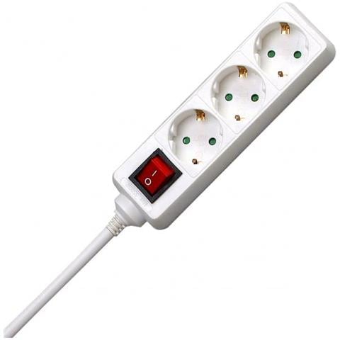 129713007 3presa (e) Ac 1.4m Bianco Prolunghe E Multiple - Foto 1