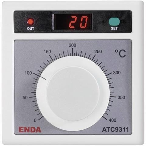 Termostato J 0 Fino A +400°c Relè 2 A (l X L X A) 50 X 96 X 96 Mm - Foto 1