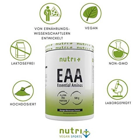 Nutri + Polvere Eaa Vegan, 500 G Dose - Foto 3