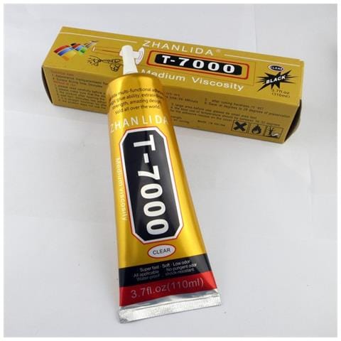 Liquid Glue T-7000 110 Ml Di Gioielli Artigianali Speciali Riparazione Elettronica Nero - Foto 1