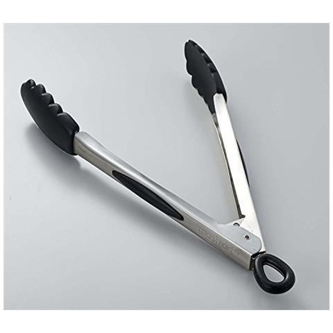 F16800 Pinza Da Cucina Nella Silicon E Acciaio Inox 26 Centimetri Colore: Nero - Foto 2