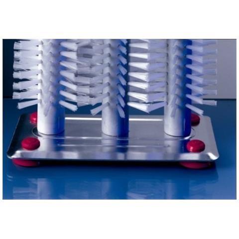 3 Limpiavasos Spazzole 25 Cm Con Una Piastra Metallica - Foto 1