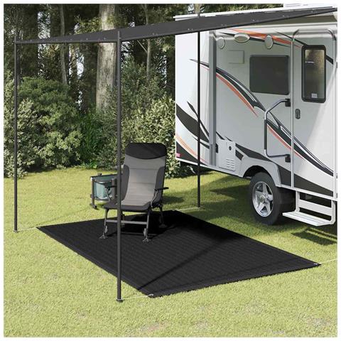 Tappeto Da Tenda 200x300 Cm Nero - Foto 2