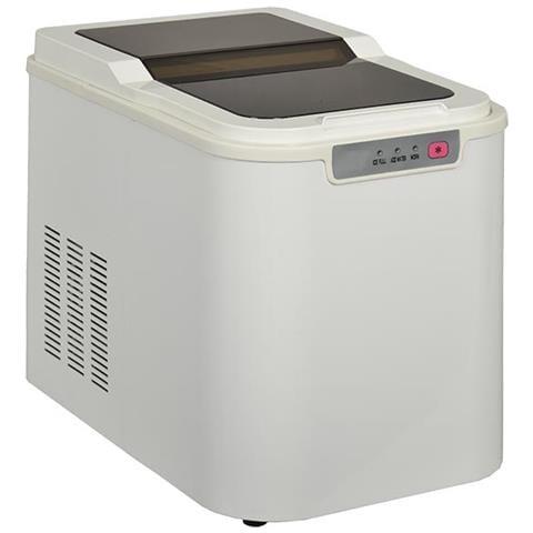 Macchina Per Cubetti Di Ghiaccio 140w 12kg / 24h Con Pulizia Automatica Bianca - Yte-005a1 - Foto 1