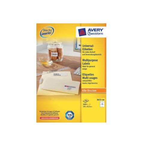 Etichetta Autoadesiva 104 x 423 mm confezione 200 fogli - Foto 1