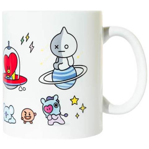 Mug Bt21 Junior 300 Ml Ceramica Bianca - Foto 3