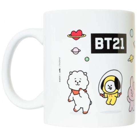 Mug Bt21 Junior 300 Ml Ceramica Bianca - Foto 1