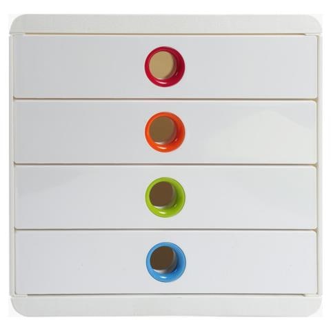 314398D cassettiera ufficio Bianco - Foto 2