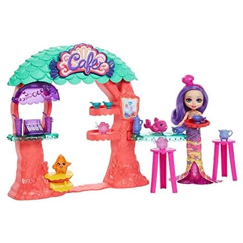 Set Da Gioco Enchantimals Sea Cave Café (88 Pollici), Oltre 15 Pezzi, Con La Bambola Sirena Martina, 2 Amichetti Animali E Accessori, Ottimo Regalo Per Bambini Dai 3 Anni In Su - Foto 1