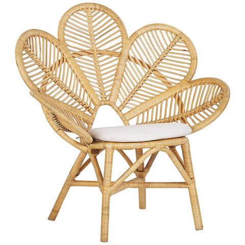 Set Di 2 Sedie Sedia Da Giardino Rattan Beige Florentine - Foto 7