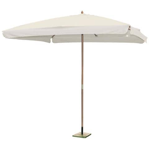 Ombrellone Da Giardino 3x3 Mt Con Palo In Legno E Telo Con Bordino 50 Mm Garden Deluxe Collection - Foto 1