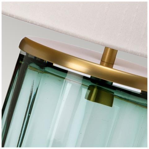 Lampada Da Scrivania Contemporanea Reno Acciaio Ottone Antico 1 Luce E27 - Foto 4