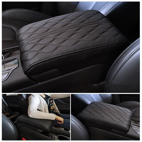 Coprisedile Per Bracciolo Auto, Tappetino Per Console Centrale Black - Foto 5