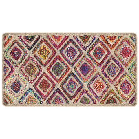 Tappeto Lavabile Multicolore 80x150 Cm Antiscivolo - Foto 2