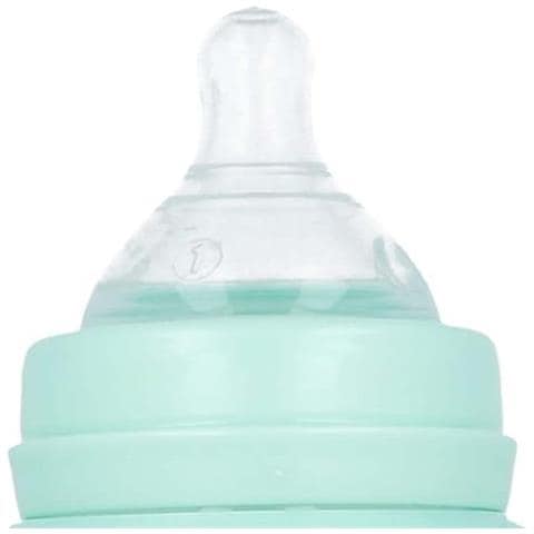 Set Per Neonati Con Biberon / Ciuccio / Anello Per Dentizione / Portaciuccio, Blu - Foto 2