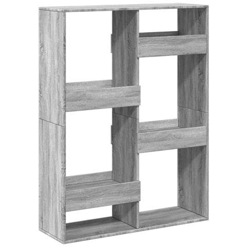 Libreria Grigio Sonoma 100x33x135 Cm In Legno Multistrato - Foto 2