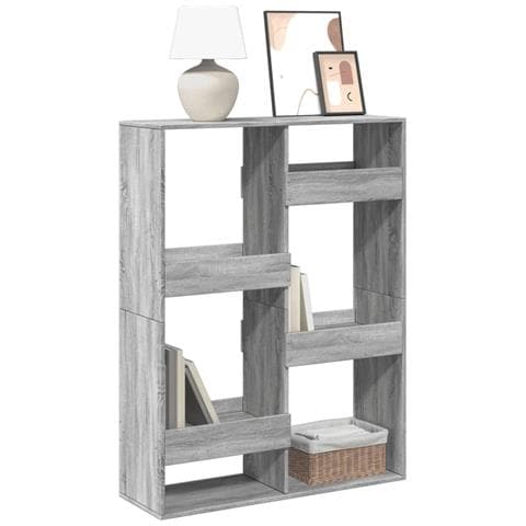 Libreria Grigio Sonoma 100x33x135 Cm In Legno Multistrato - Foto 1