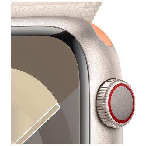 Watch Series 9 OLED 45 mm Digitale 396 x 484 Pixel Touch screen 4G Beige Wi-Fi GPS (satellitare) - Foto 5