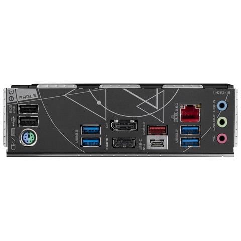 Z790 EAGLE Scheda madre - Supporta CPU Intel Core di 14a generazione, VRM a 12+1+1 fasi, fino a 7600 MHz DDR5 (OC), 3xPCIe 4.0 M. 2, LAN 2,5 GbE, USB 3.2 Gen 2 - Foto 2