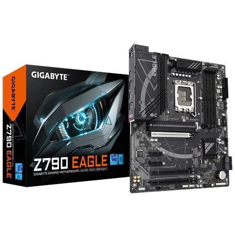 Z790 EAGLE Scheda madre - Supporta CPU Intel Core di 14a generazione, VRM a 12+1+1 fasi, fino a 7600 MHz DDR5 (OC), 3xPCIe 4.0 M. 2, LAN 2,5 GbE, USB 3.2 Gen 2 - Foto 1