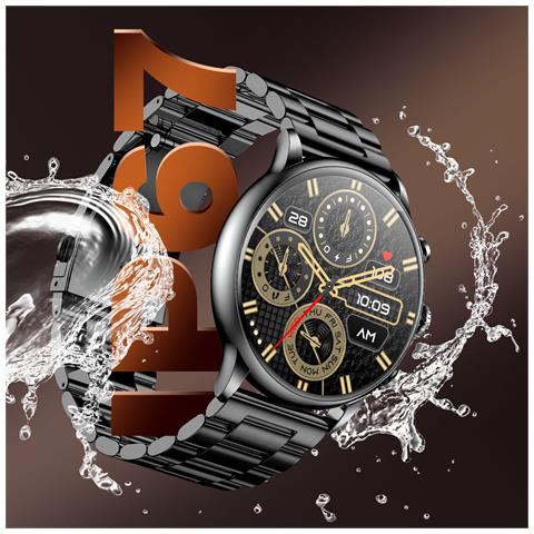 Smartwatch Elegante Impermeabile Ip67 Con Lunga Autonomia, Nero - Foto 2
