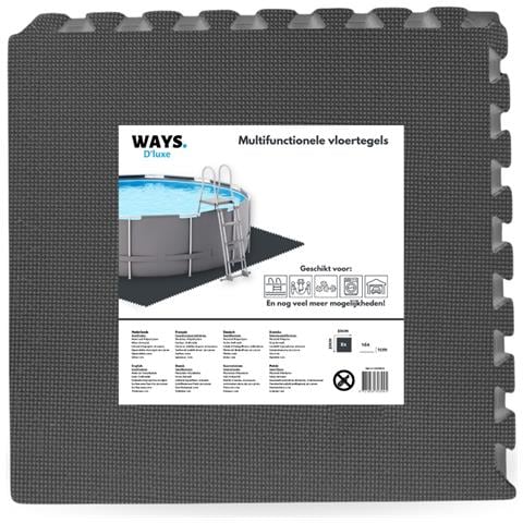 Piscina Fuori Terra - In Giro - 396x84 Cm - Grigio - Include Accessori Coordinati Cb18 - Foto 7