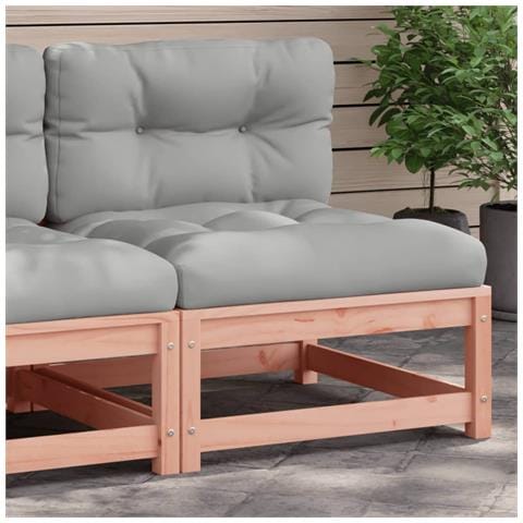 Lusso Casadino - Divano Da Giardino Senza Braccioli Con Cuscini Massello Douglas - Foto 8