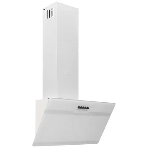 Lusso Casadino -  Cappa A Parete 60 Cm In Acciaio E Vetro Temperato Bianco - Foto 1