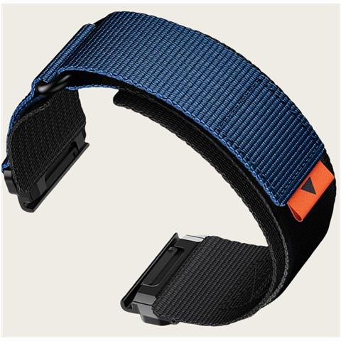 Cinturino Per Orologio In Nylon Da 22 Mm Per Garmin Fenix 8/7x Pro / 5x 6x Blue - Foto 2