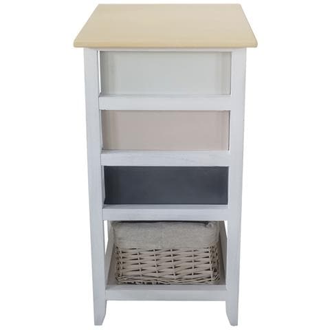 Ritter - Mobiletto In Legno Con 3 Cassetti E 1 Cesta - Foto 5