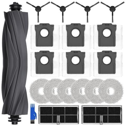 Kit Di Accessori Sostitutivi Per Dreame L10s Pro, 6 Sacchetti Antipolvere, 6 Panni Per Mocio, 1 Spazzola Principale, 4 Spazzole Laterali, 2 Filtri - Foto 1