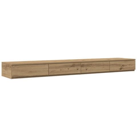 Cassetti per letto Rovere artigianale 180x36,5x16,5 cm in legno ingegnerizzato - Foto 1