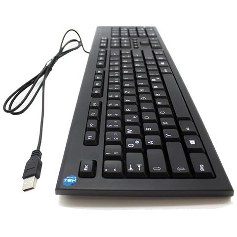 Tastiera USB 19276_SIMPLETEK per Desktop/Server (Layout Tedesco) Colore Oro - Foto 3