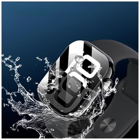 Pellicola Protettiva Curva Hd In Idrogel Compatibile Con Apple Watch 41mm (serie 7/8/9) - Posizionamento Semi-assorbente (confezione Da 3) - Foto 5