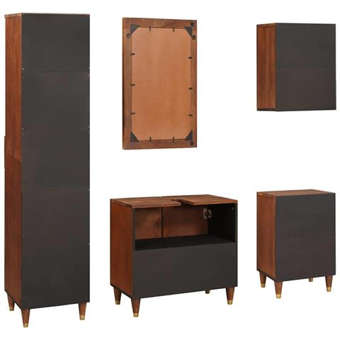 Mobili da bagno con cassetto con porta 5 pcs 38 x 33 x 160 cm - Foto 9