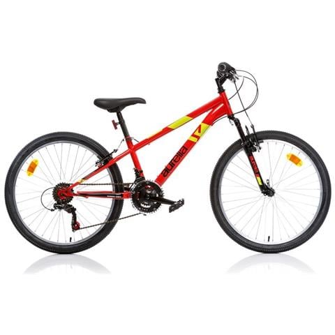 Bici Mountain Bike Bambino Mtb Bicicletta Bimbo Misura 24 Art. 424us Ring 18v Forcella Ammortizzata Linea Aurelia - Foto 1