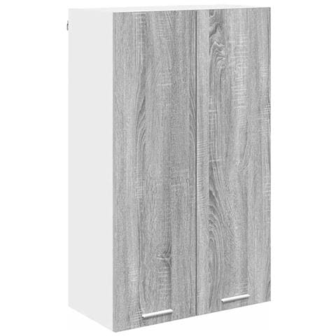 Armadio pensile con porta Riga Grigio Sonoma 60 x 31 x 100 cm - Foto 1