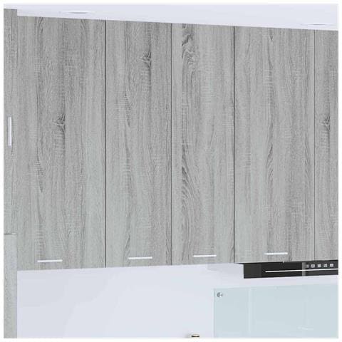 Armadio pensile con porta Riga Grigio Sonoma 60 x 31 x 100 cm - Foto 2
