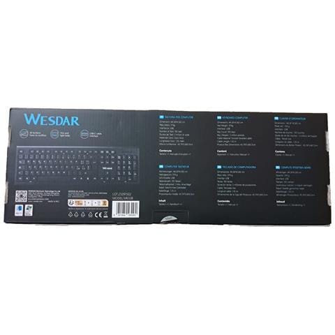 Mk508 Tastiera Cablata Usb 105 Tasti Per Pc Computer Windows E Mac - Foto 3